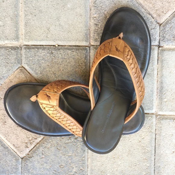 Tommy Bahama Other - SOLD Tommy Bahama Leather Flip-Flops 11D